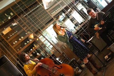 The Loren Tarnow Trio with Mike St. Claire and Derek Tarnow at Daily Grill, Austin TX